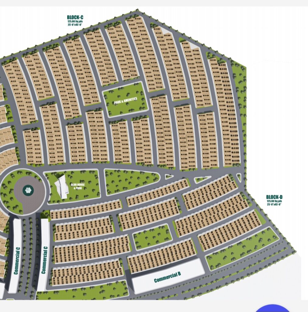Gulmohar City  Premium Block map