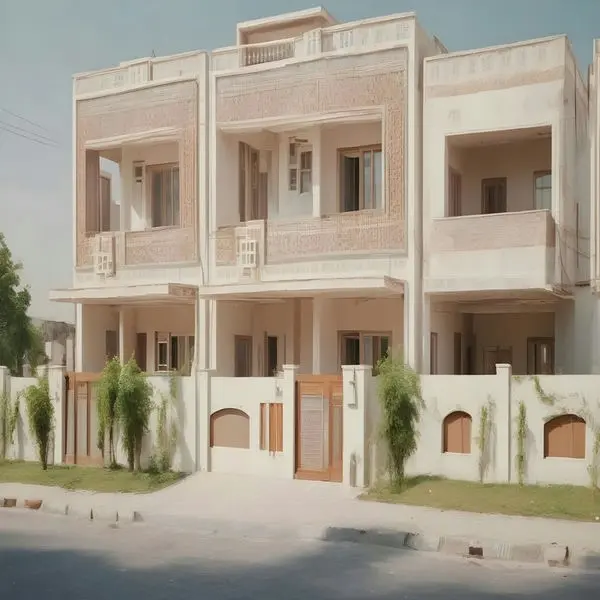 125 square house floor plan in Farhan Ali Waris City Nooriabad