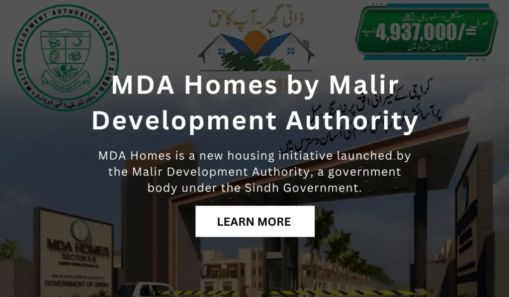 MDA Homes by Malir Development Authority