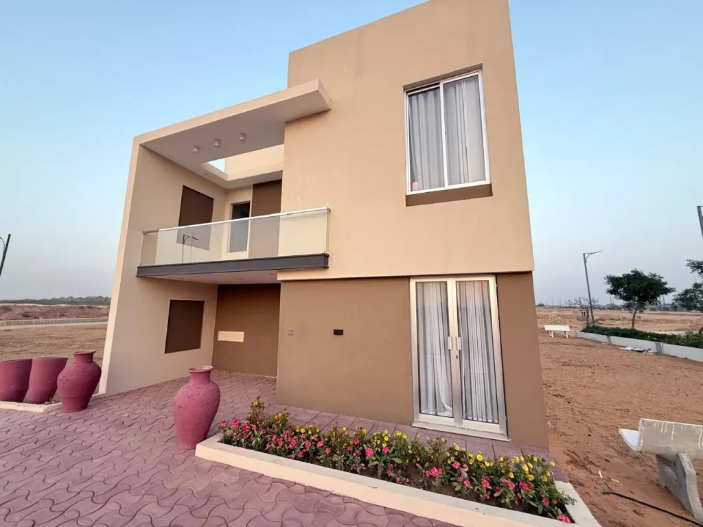 gulmohar forest view villa front