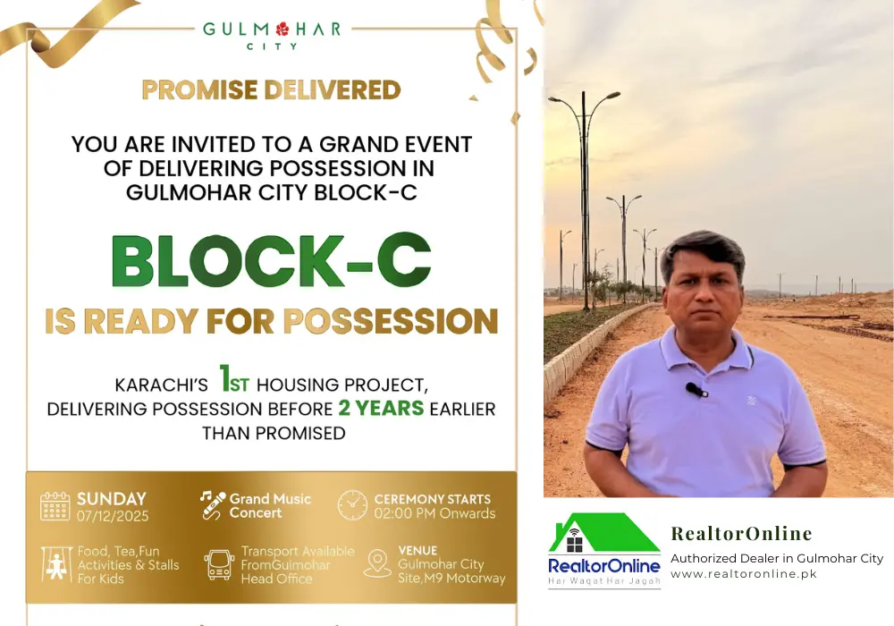 Gulmohar City Makes History – Block-C Possession Ceremony Announced for 7 December 2025